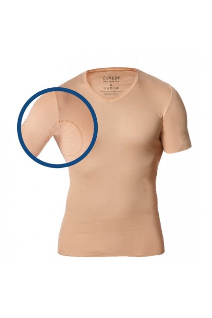 Pánské neviditelné potítkové triko pod košili Covert Underwear