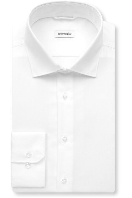 Košile Seidensticker Shaped Twill bílá