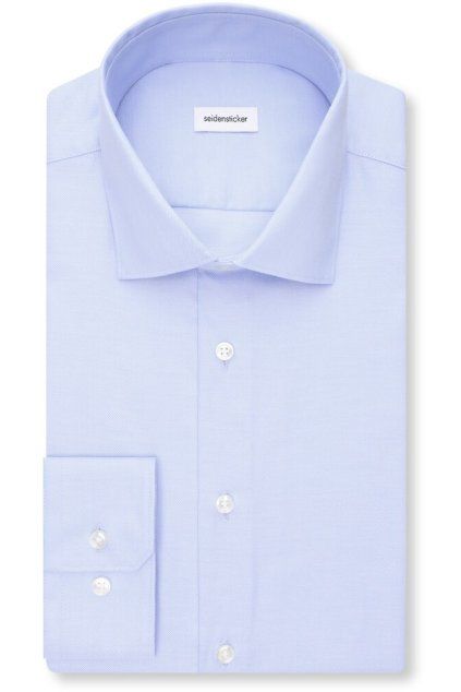 Košile Seidensticker Shaped Twill modrá