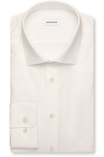 Košile Seidensticker Shaped Popeline smetanová