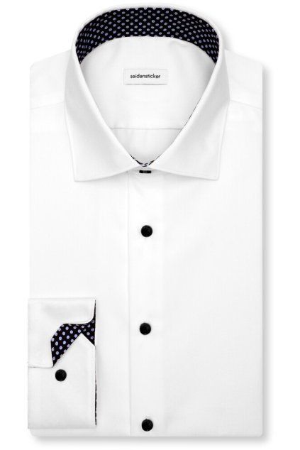 Košile Seidensticker Shaped Twill bílá