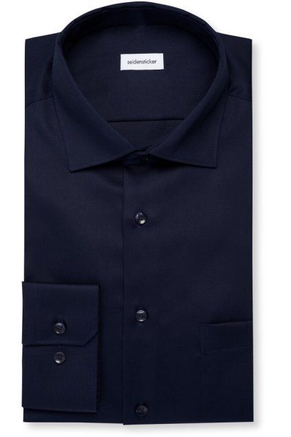 Košile Seidensticker Regular Twill navy
