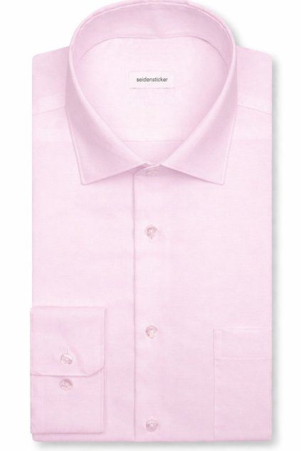 Košile Seidensticker Regular Twill růžová