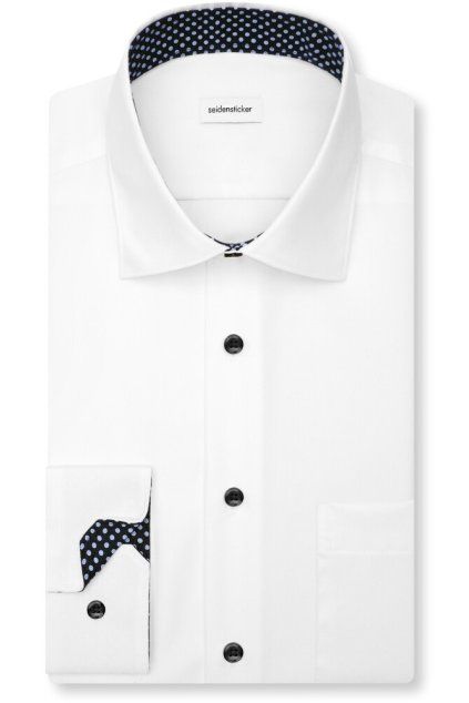 Košile Seidensticker Regular Twill bílá