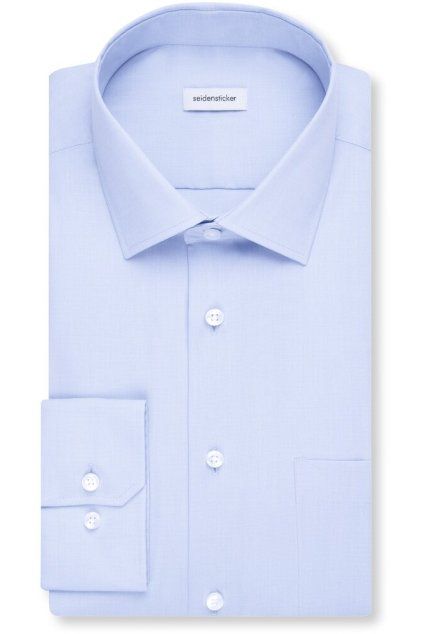 Košile Seidensticker Regular popeline modrá