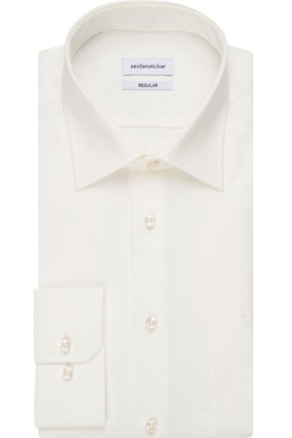 Košile Seidensticker Regular popeline smetanová