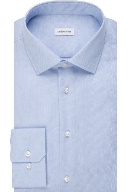 Košile Seidensticker Regular Struktur modrá