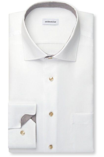Košile Seidensticker Regular Struktur bílá