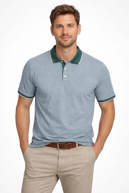 Pánské polo tričko Marvelis - zelené