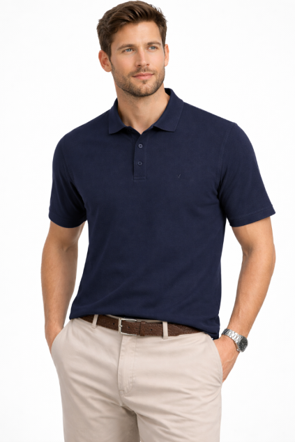 Pánské piké polo tričko Marvelis - navy