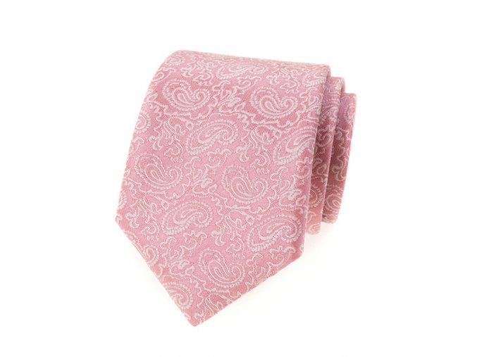 Luxusní kravata Avantgard - pudrová