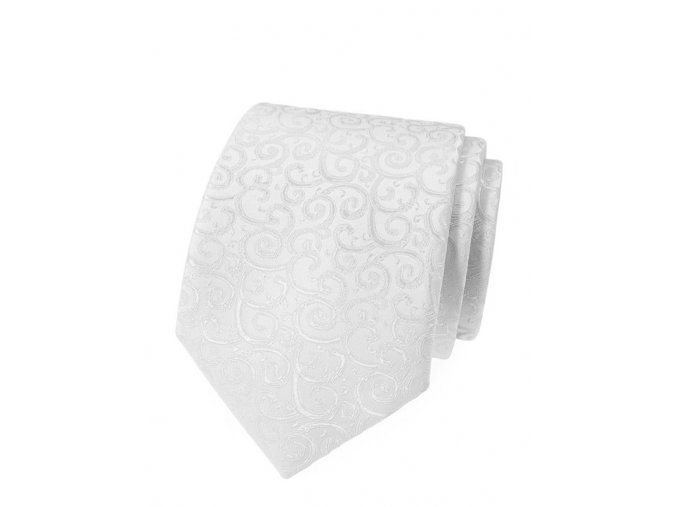 Luxusní kravata Avantgard - bílá