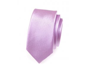 Úzká kravata Avantgard - fialová
