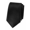 Úzká luxusní kravata Avantgard - černá