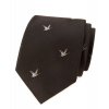 Luxusní kravata Avantgard - hnědá / kachna