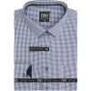 Pánská košile AMJ Slim fit s jemným tkaným vzorem - kostka