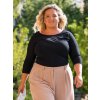 Damske triko CityZen plus size cerne 600 (1)