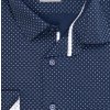 Pánská košile AMJ Comfort fit navy se světlým vzorem