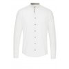 Pánská bavlněná košile Pure se stojáčkem - bílá