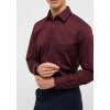 Košile Eterna Modern Fit Natté vínová