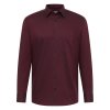 Košile Eterna Modern Fit Natté vínová