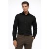 Nežehlivá košile Pure "Popeline" Modern Fit černá