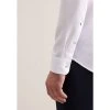 Košile Seidensticker Slim Fit Struktur bílá