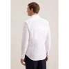 Košile Seidensticker Slim Fit Struktur bílá
