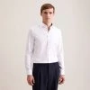Košile Seidensticker Slim Fit Struktur bílá