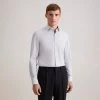 Košile Seidensticker Slim Fit Print šedá