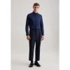 Košile Seidensticker Slim Fit Twill navy