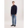 Lněná Košile Seidensticker Slim Fit navy