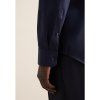 Košile Seidensticker Shaped Twill navy