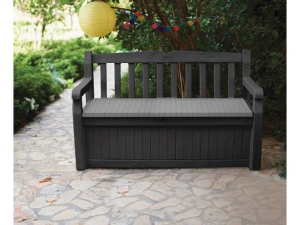 Zahradní lavice Keter Eden Garden Bench 265L šedá