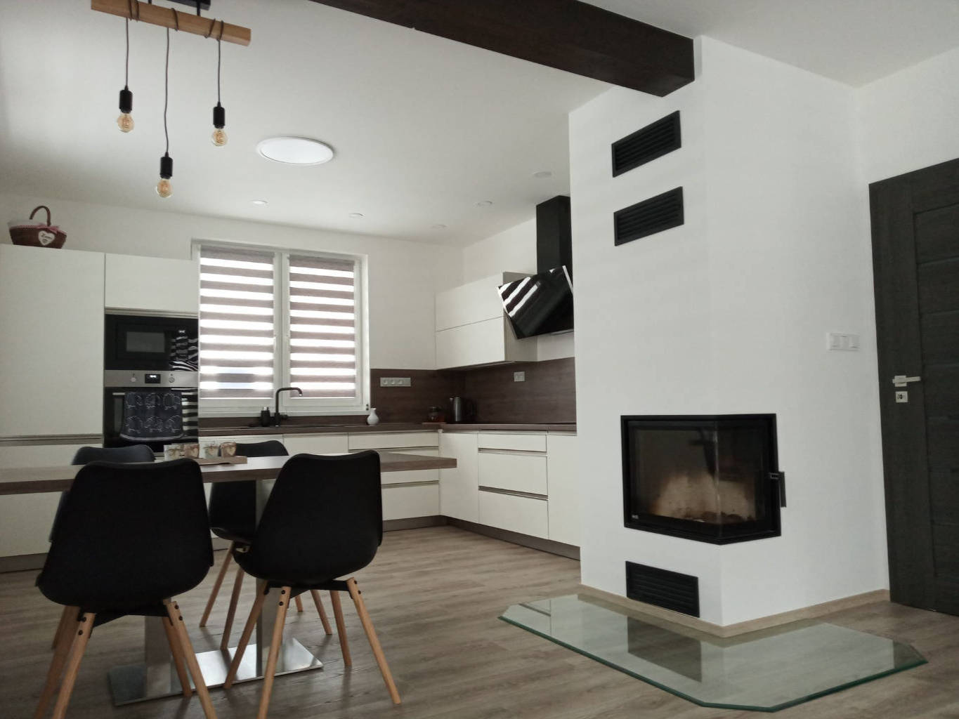 Obestavba krbu BeF Therm 6 CL, akumulacni provoz