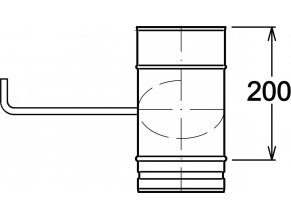 Díl s klapou 150mm