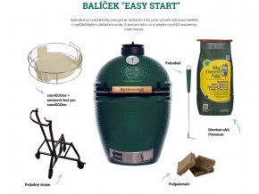 Big Green Egg LARGE gril a příslušenství Balíček  „ EASY START“