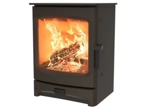 Charnwood Aire 5 in Brown on low stand