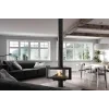 designovy krb v modernim interieru rocal born