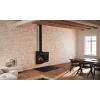 designovy krb v prostoru interieru rocal angle