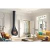 designovy krb v interieru rocal drop