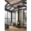 designovy krb v interieru rocal vesta frontal s konzali