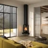 designovy krb v modernim interieru rocal vesta frontal s konzoli
