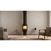 designovy krb rocal vesta frontal stojici v interieru editee 1