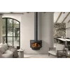 designovy krb v interieru rocal ronde frontal