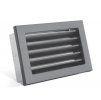 Krbová mřížka s pevnou lamelou Premium Steel černá