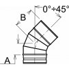 Koleno 200 mm/0-45°