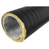 trubka ALUMINIOVA IZOLOVANA SPIRO 100 mm CERNA