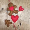 Sada na výrobu z filcu - Perníček a srdíčko
