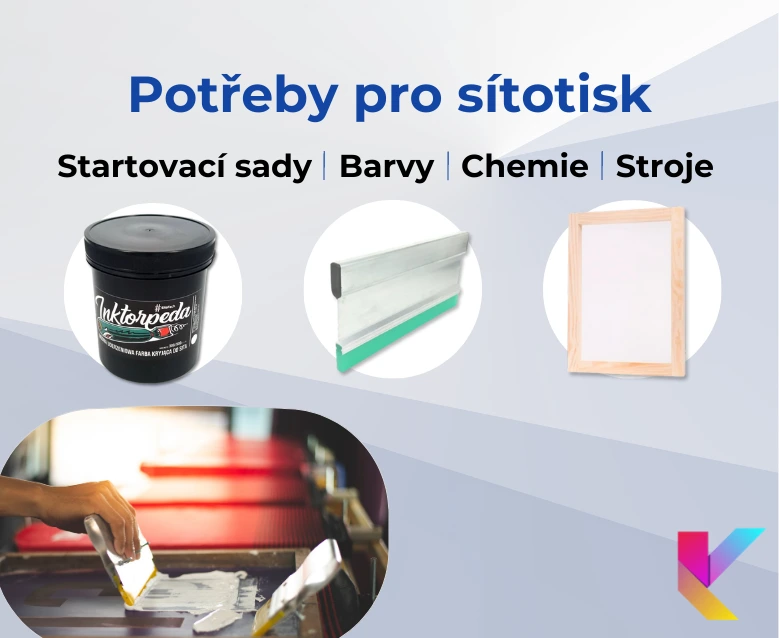 Potřeby pro sítotisk - mobil